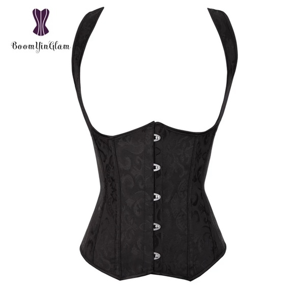 Black Underbust Steampunk Corset New - Picture 5 of 12